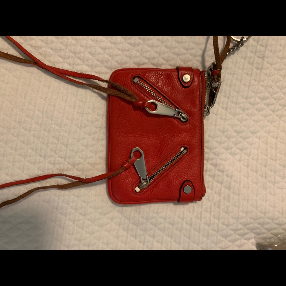 Rebecca minkoff zip pouch key chain